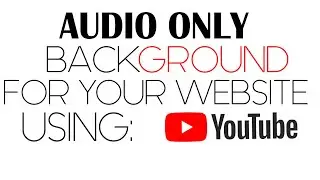 Embed Background Audio To HTML in 1 Click!