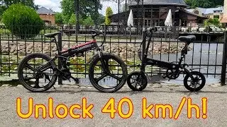 How to remove Speed Limit: Samebike LO26 and Fiido D1 electric bikes