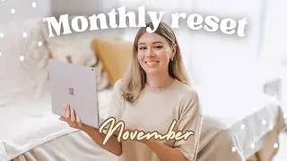 NOVEMBER MONTHLY RESET | Goal Setting, Work-life Balance & Burnout