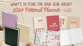 Unboxing the 2024 Personal Planner by kāi -- what's in store for your year ahead?