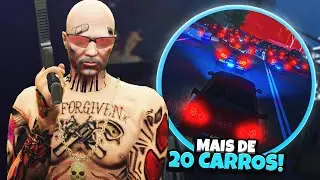 COLOCAMOS 20 CARROS PRA CORRER! - GTA V RP CIDADE ALTA l MELHORES MOMENTOS!