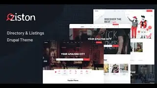 Existing Installtion - Ziston - Directory & Listing Drupal Theme