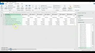 How to transform and clean data using excel power query