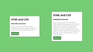 How to Create Read More Button in HTML and CSS | LiteMap