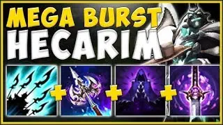 ONE SHOTTING THE ENEMY HAS NEVER BEEN THIS EASY! HECARIM SEASON 10 TOP GAMEPLAY! - League of Legends