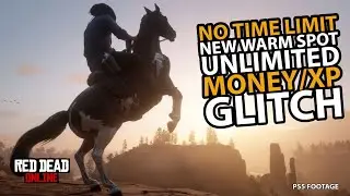 No Time Limit Money Glitch New Warm Spot Unlimited Money/XP Glitch  Red Dead Online (Cumber Forest)