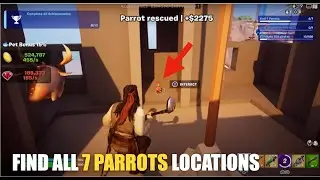 PIRATES TYCOON MAP FORTNITE CREATIVE - HOW TO FIND ALL 7 PARROTS LOCATIONS