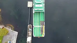 The ferry Lifjord arriving at Torvikbygd ferry terminal