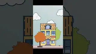 shape animation of house appearance #aftereffects #shape #animation #motion