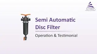 Easy & Effortless way of cleaning your filter | SADF (semi automatic disc filter)
