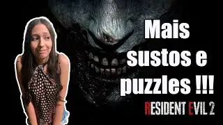 MAIS SUSTOS E QUEBRA CABEÇAS !!! - RESIDENT EVIL 2 REMAKE - PARTE 2 - 