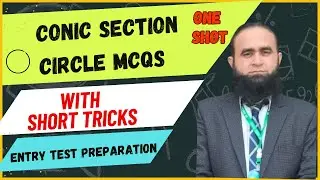 Conic Section :: Circle MCQS One Shot | Circle MCQS with Short Tricks | Entry Test Preparation