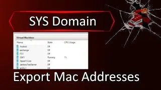 How to Export mac addresses of VMs on Hyper V using Powershell