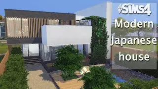 Modern Japanese house | Stop Motion Speed build | The Sims 4 | NO CC