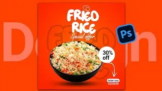 New Food POSTER Design idea in Photoshop | Photoshop Tutorial