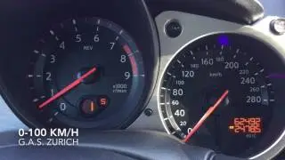 Nissan 370 Z 0-100 km/h / 0-60 km/h acceleration