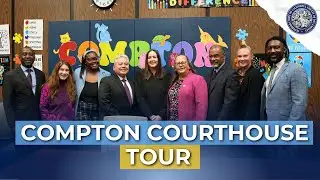 Senator Laura Richardson Visits the Compton Courthouse