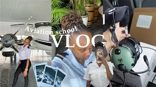 AVIATION SCHOOL DIARIES || safety evening, flying, lunch date, sacaa airshow