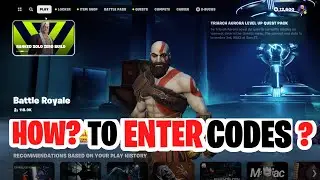 How to put in MAP CODES in Fortnite | How to enter ISLAND CODES Fortnite
