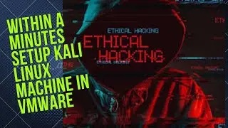 How to install VMware and Setup Kali Linux within a minutes in VMware#kalilinux #cybersecurity #hack