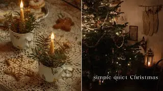 Preparing for a quiet Christmas | Old-fashioned Christmas ornaments | Linzer cookies recipe