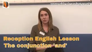 Reception Foundation Stage English Lesson Observation: The Conjunction 'and'
