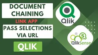 Document Chaining - Link Two Qlik sense Apps - Pass Selections via URL #qlik #qliksense  #qlikview