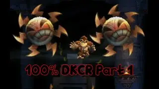 Donkey Kong Country Returns 100% Gameplay Part 1 (Jungle) Accidental Silent Gameplay
