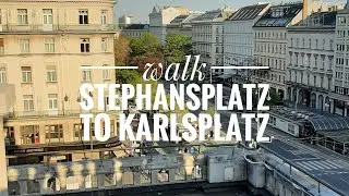Walk from Stephansplatz to Karlsplatz | Vienna Austria | July 2023 | Shops in Kärntnerstraße 4K