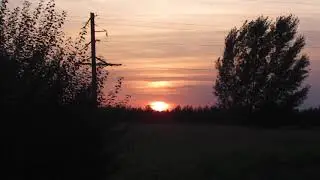 Закат на трассе