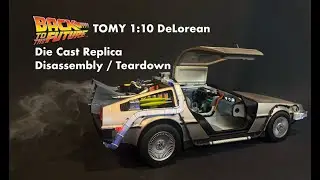 TOMY The DeLorean 1:10 Back to the Future Disassembled / Teardown
