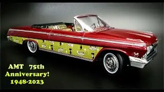 1962 Chevy Impala Convertible 409 1/25 Scale Model Kit Build How To Assemble Paint Chrome Trim