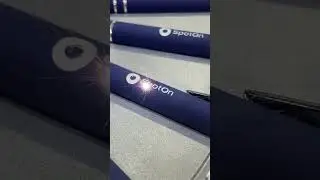 Laser engraving on pens, way too many passes but it looks cool 