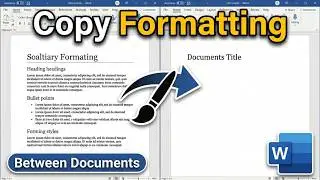 How to Copy Formatting Between Word Documents (2026) — Fast Method