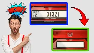 How to remove Number From Car Number Plate