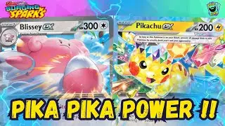 *New* Surging Sparks Pikachu EX Deck With Blissey EX Is Insane! Pokemon TCG Live