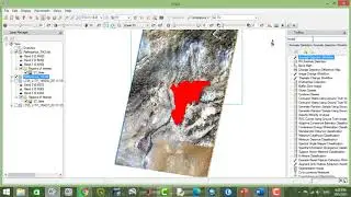 Mosaic satellite images in  Envi