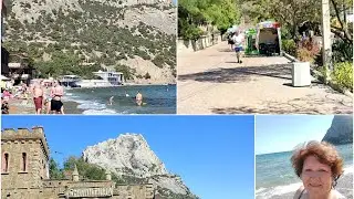 Крым 2023. Первый день, проспали, идем на пляж.(ч.4)