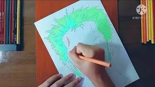 Speed Drawing Zoro (One Piece)