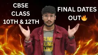 CBSE FINAL DATE SHEET 2026 OUT! 🔥 Class 10 & 12 Board Exam Time Table Released!