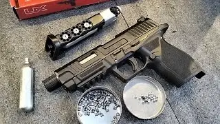 Airgun Umarex S A 10 Dual Ammo Airgun Pistol C02 Powered unboxing and testing #airgun