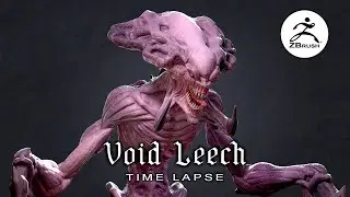 Void Leech -  ZBRUSH Sculpt TIME LAPSE