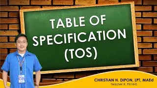 TABLE OF SPECIFICATION (TOS) | Definition, Importance, and Preparation | 