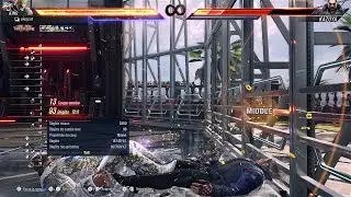 King BEAST MOD combo setup + okizeme on Elegant palace stage