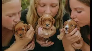 Cavapoo Puppy Pics at 3.5 Weeks Old