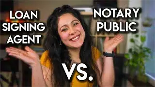 Notary Public vs Signing Agent aka Loan Signing Agent aka Notary Signing Agent! Quick Training!