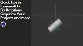 Cinema4D Quick Tips - Fix Rotations, Cryptomattes and more