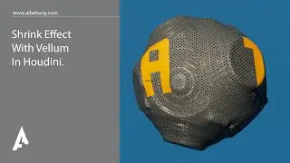 Shrink effect with vellum in Houdini