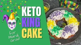 Keto King Cake Recipe for Mardi Gras!