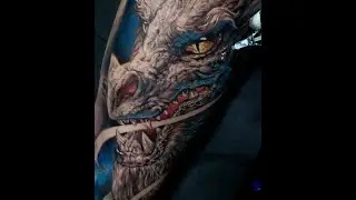 How to do the best dragon tattoo | Как набивают тату дракона | 